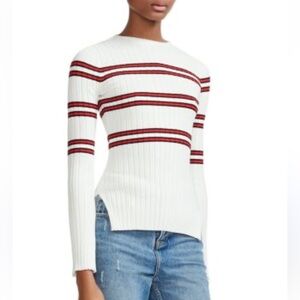 Maje Manuel Striped Sweater